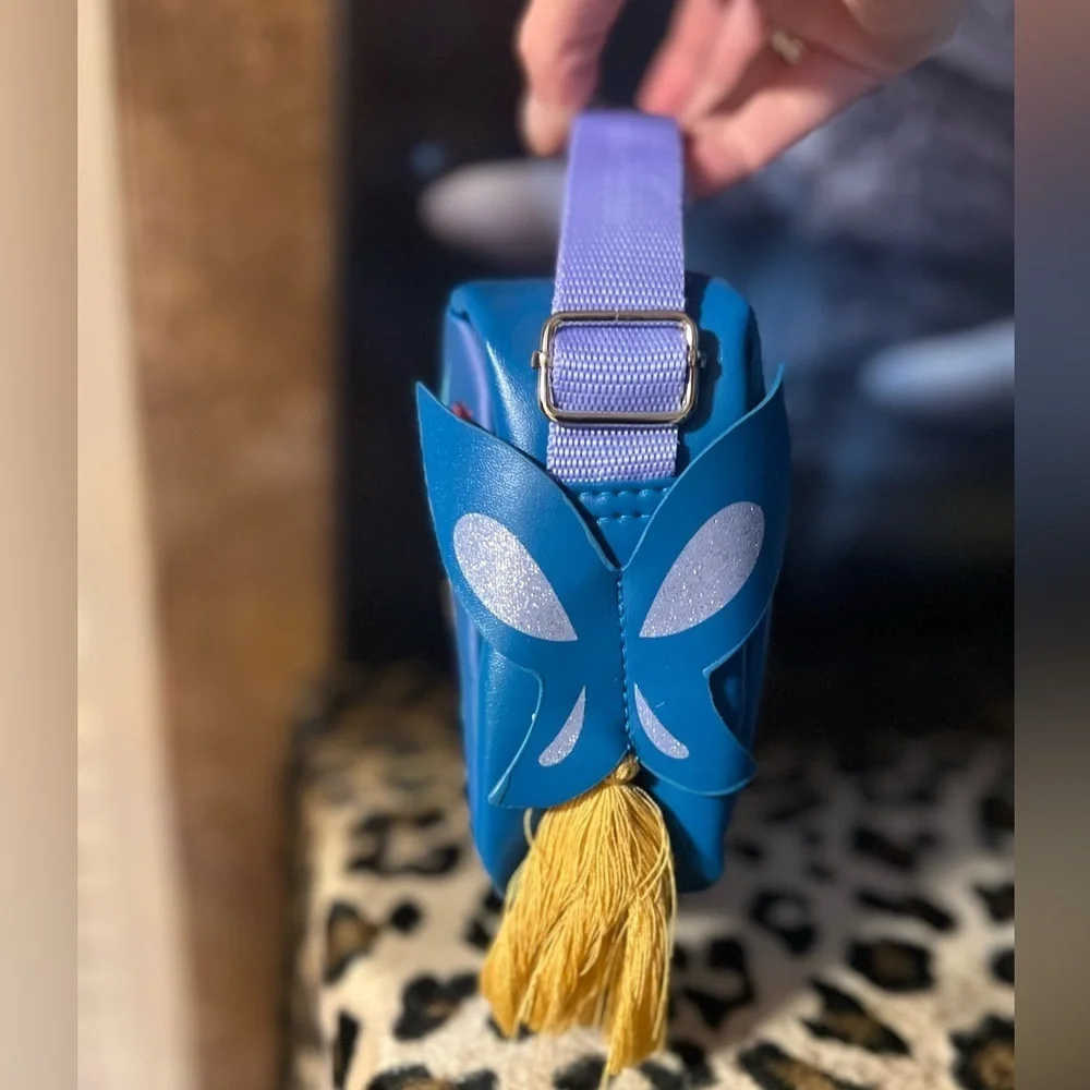 💜💙NWT-Encanto Blue Crossbody Purse with Long Strap💙💜
